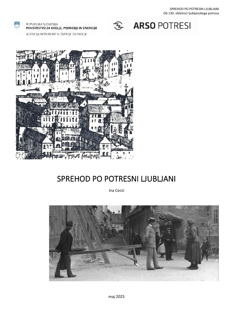 Sprehod po potresni Ljubljani