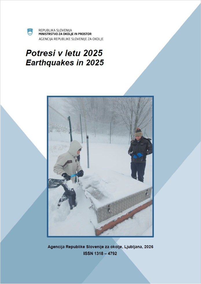 Potresi v letu 2025